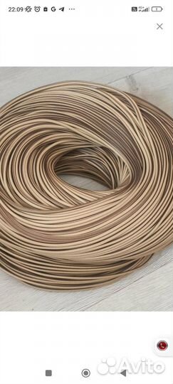 Кашпо из ротанга