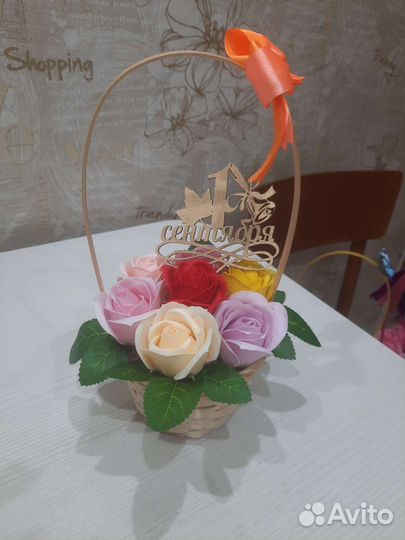 Букет цветов из мыла