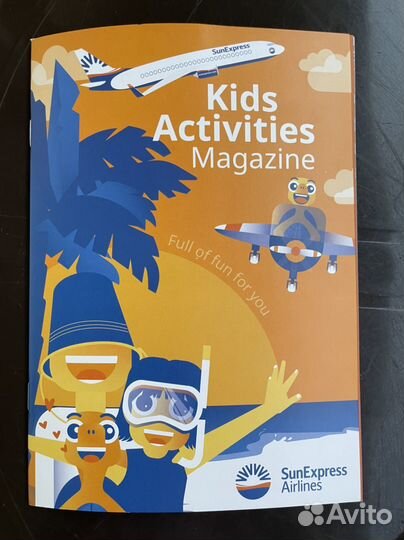 Буклет авиация детский на английском