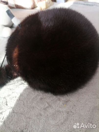 Берет женский норковый мягкий