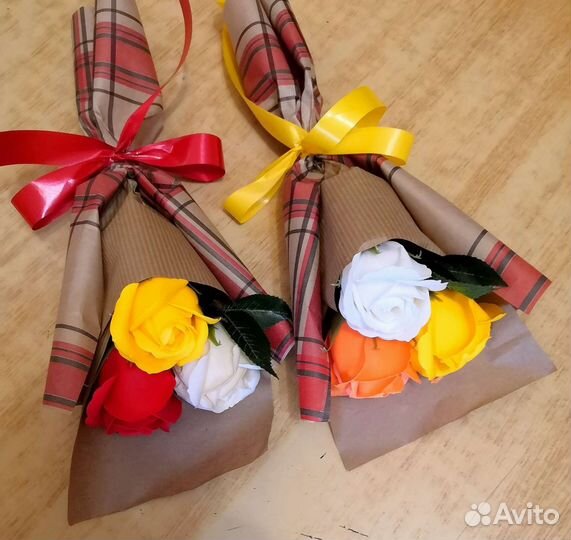 Мыльные букеты