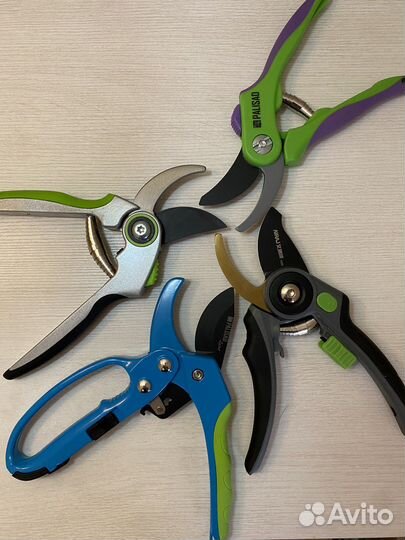 Секатор садовый с храповым механизмом