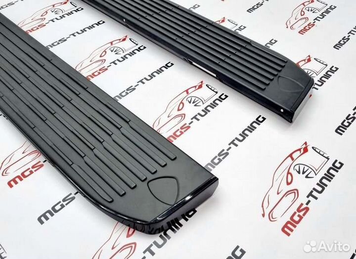 Пороги Mercedes GLE-coupe C167 с подсветкой