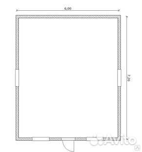 Модульное здание 6х7.2