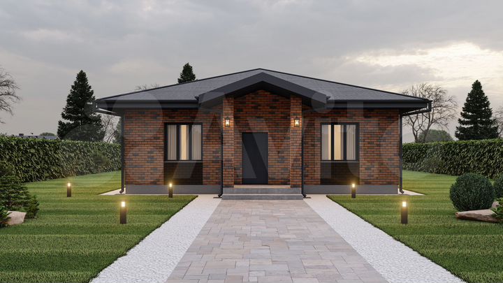 Дом 125 м² на участке 8 сот.