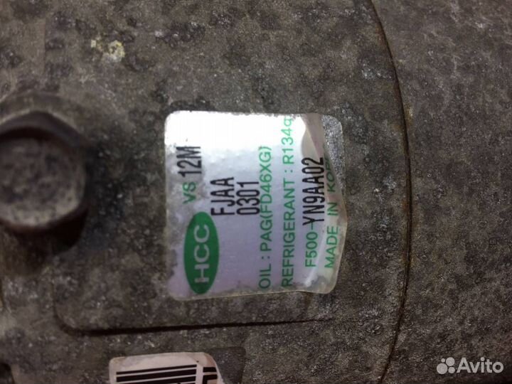 Компрессор кондиционера Kia Venga G4FC dohc (Б/У)