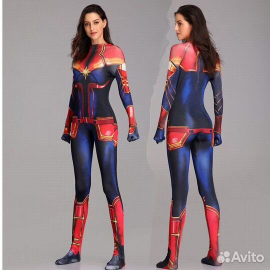 Captain Marvel Чудо-женщина косплей костюм