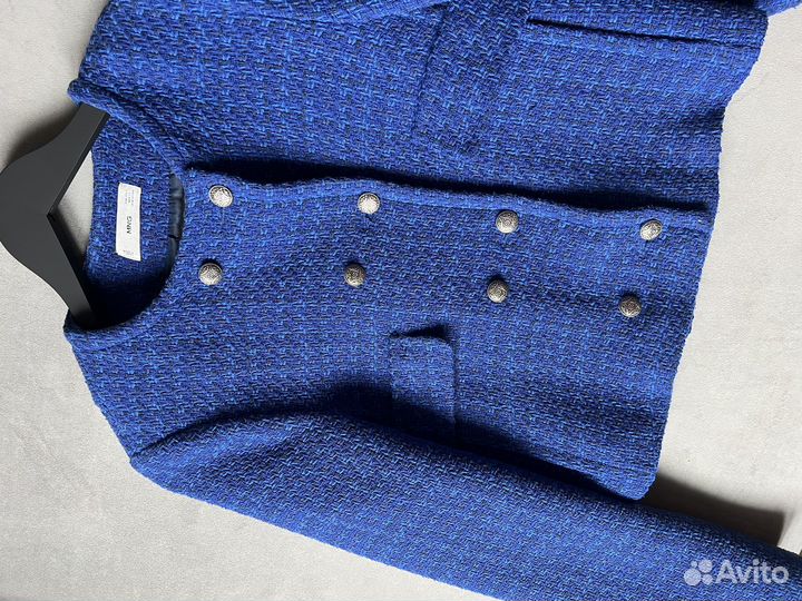 Твидовый жакет Mango