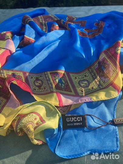 Палантин шелковый бренд