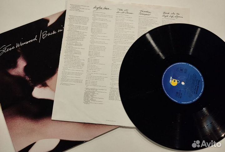 Винтажная виниловая пластинка LP Steve Winwood Bac