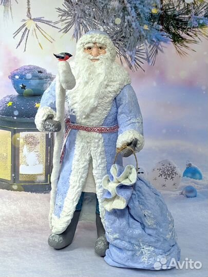 Дед мороз из ваты под ёлку