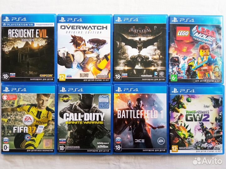 PlayStation 4 диски - игры лицензионные PS4 - PS5
