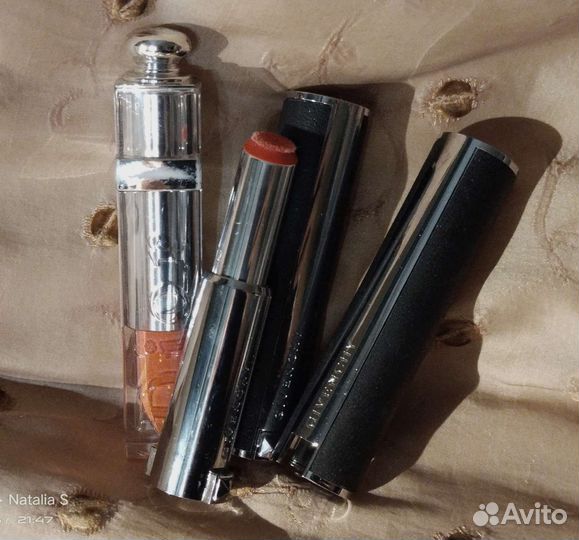 Помады б/у Люкс Givenchy и Dior Addict торг