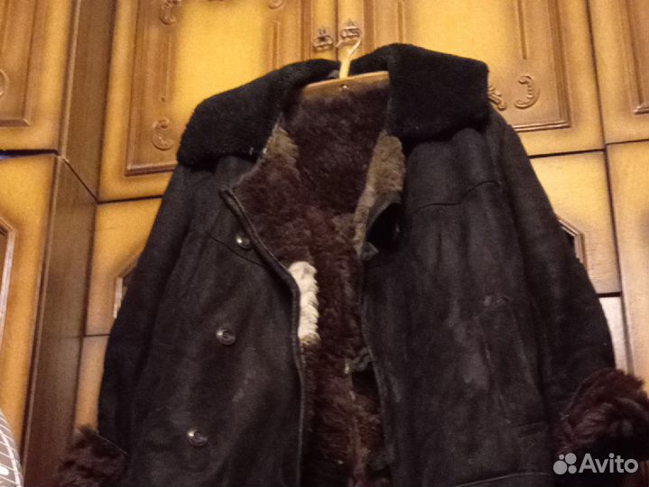 Дубленка натуральная мужская 54 56