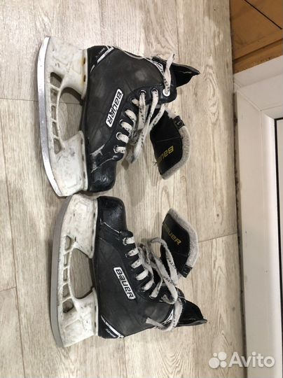 Хоккейные коньки bauer 33.5 размер