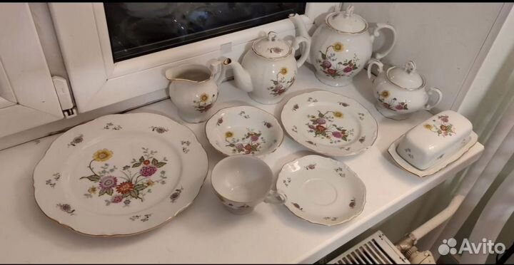 Чайный сервиз костяной Япония, sone5496