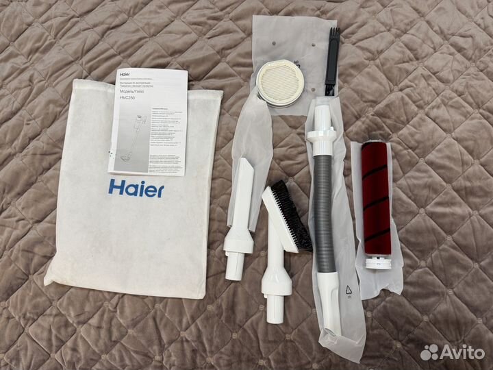 Вертикальный пылесос haier hvc250