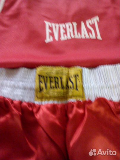 Боксерские шорты - 2, майка -1 everlast S