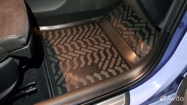 Коврики в салон Hyundai i30 N с бортиком