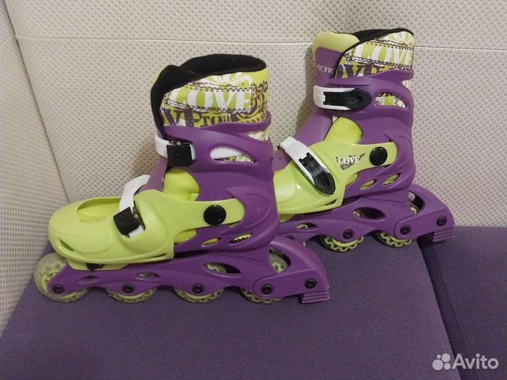 Роликовые коньки детские раздвижные