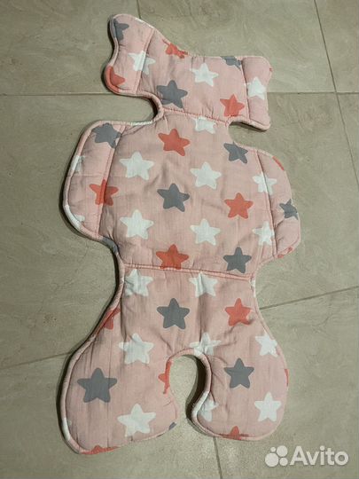 Матрасик в автокресло коляску стул для кормления