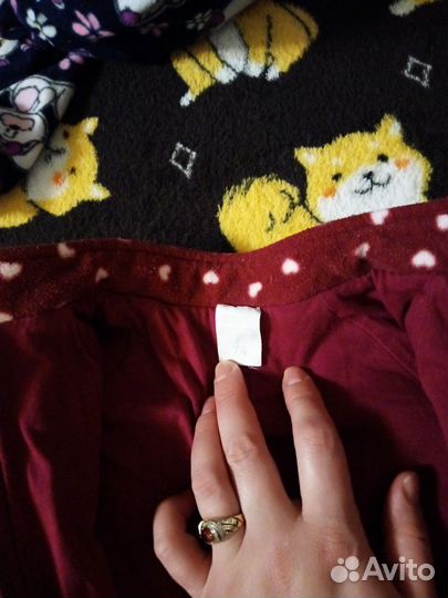 Тёплый костюм на девочку 74