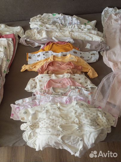 Детские вещи на девочку пакетом размер 80 86
