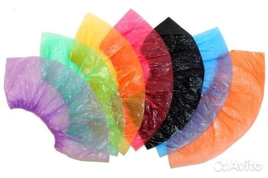 Бахилы цветные 35 пар, 50 пар. / Доставка