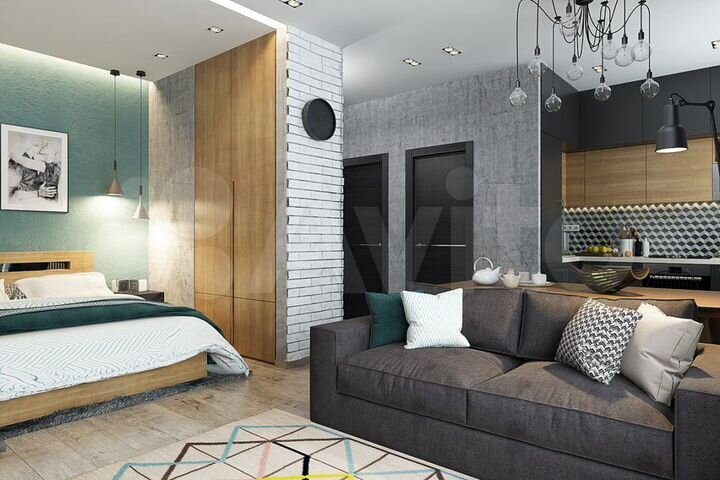 Квартира-студия, 35 м² (Грузия)