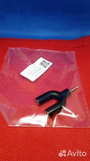 Переходник 3,5 jack ноутбук наушники микрофон