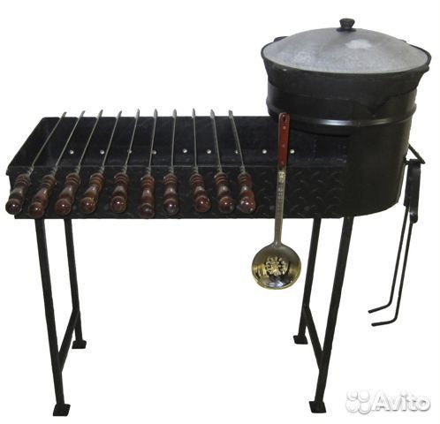 Мангал с подказанником 10л