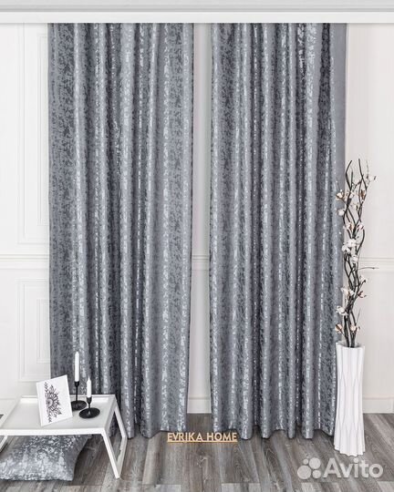 Шторы мрамор Версаль серый