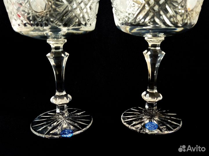 Хрустальная конфетница на ножке гхс