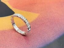 Золотое кольцо chopard ice cube
