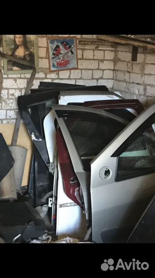 Дверь рено логан