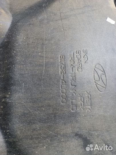 Обшивка крышки багажника Hyundai solaris 1