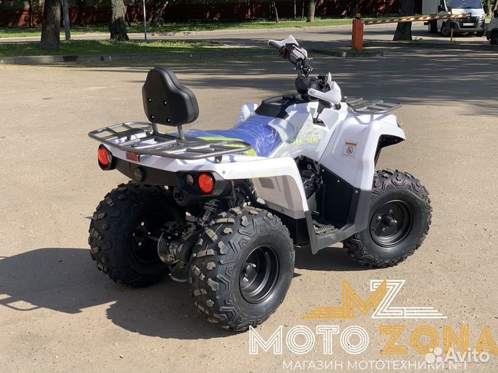 Квадроцикл MotoLand ATV 200 shark (белый)
