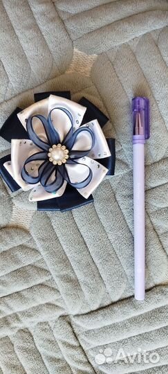 Банты на резинке и заколки