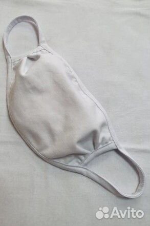 Маски защитные двухслойные многоразовые