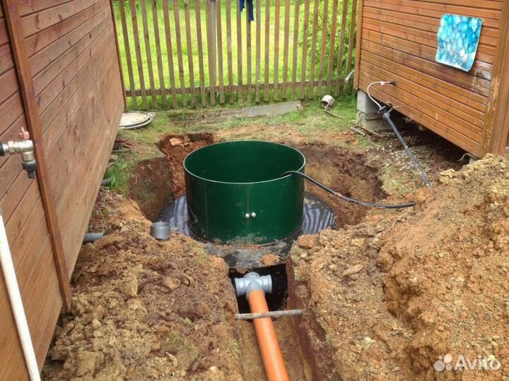 Септик био Кристалл Даолос 8 с переливом