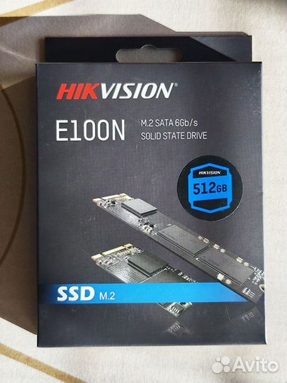 Новый SSD накопитель Hikvision 512гб, M.2 2280