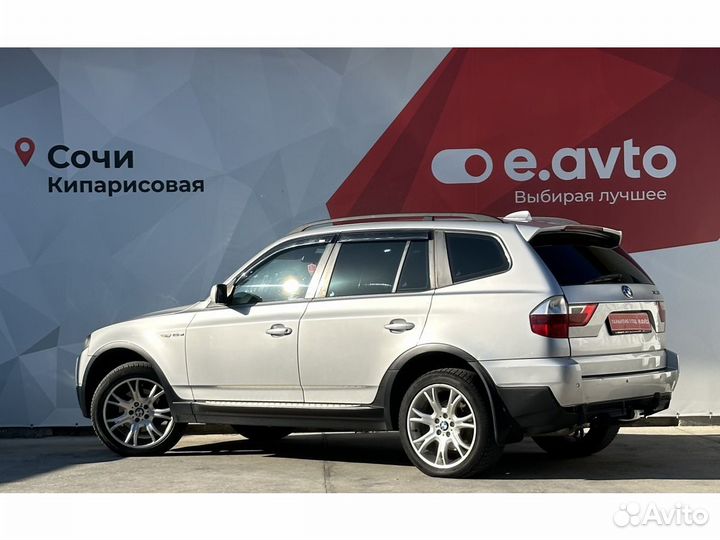 BMW X3 2.5 AT, 2007, 250 000 км