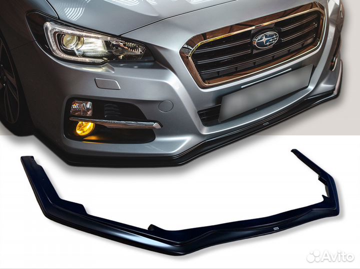 Передний сплиттер, губа для Subaru Levorg VM 14-17