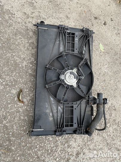 Диффузор с вентилятором на Mitsubishi lancer 10