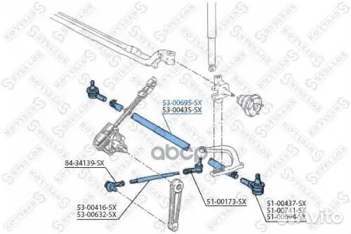 #Тяга 5300695SX Stellox