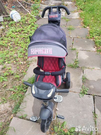 Детский велосипед с ручкой бу