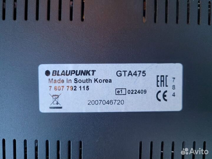 Усилитель Blaupunkt GTA 475 4-канальный