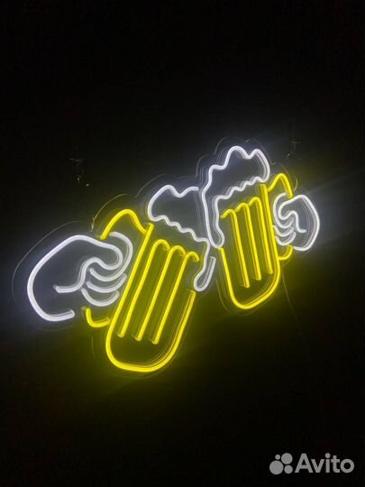 Неоновая вывеска Новосибирск 02200