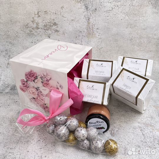 Подарок с чаем, мёдом и шоколадом