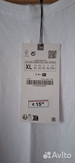 Футболка женская Zara xl